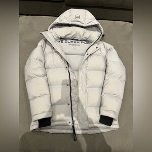 Light Gray Super Puffer Jacket!